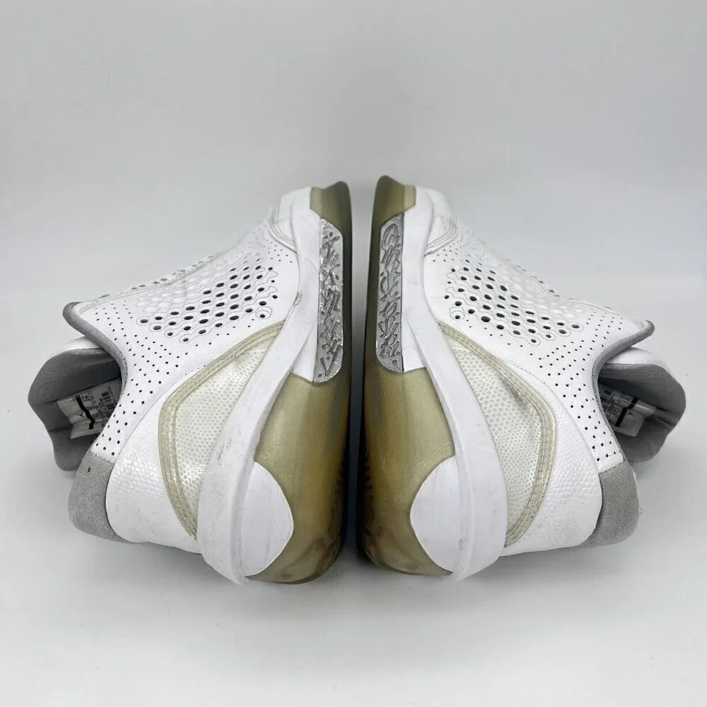 Nike Air Jordan 2010 Dwayne Wade Men Size 11 Shoes White Grey 415093-103